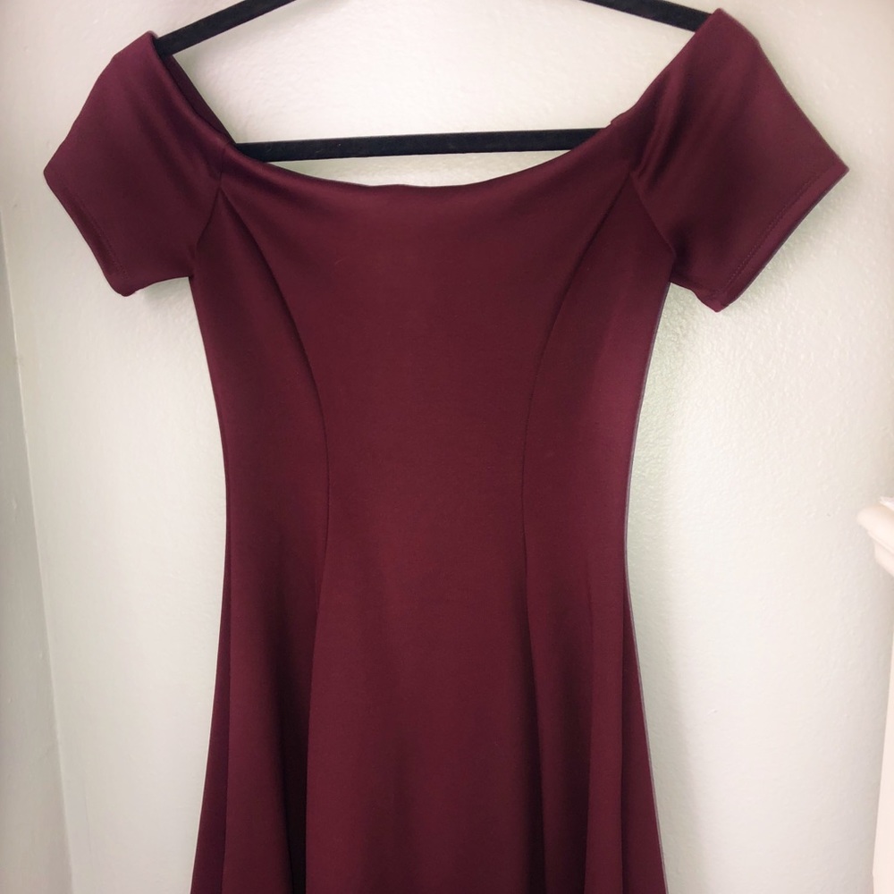 Off the Shoulder Mini Dress